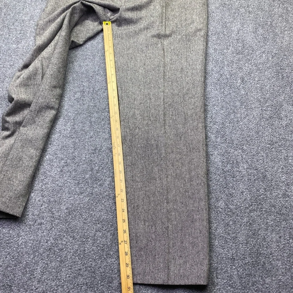 Banana Republic Mens Grey Wool Blend Tailored Slim Fit Dress Pants‎ Sz 36 Preppy
